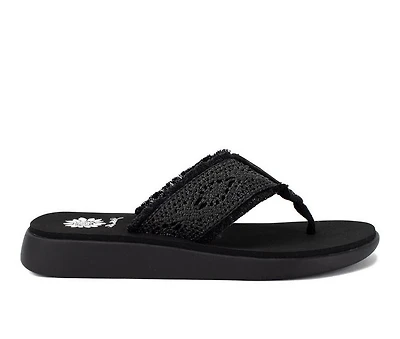 Women's Yellow Box Gisele Flip-Flops