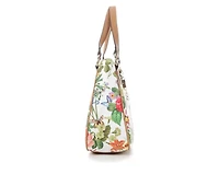 Bueno Of California 2 Tone PVC Print Handbag