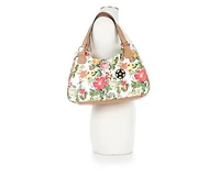 Bueno Of California 2 Tone PVC Print Handbag