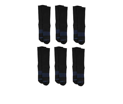 Copper Fit 6 Pack Men's Energy Crew Socks