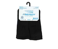 Copper Fit 6 Pack Men's Energy Crew Socks