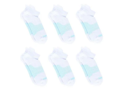 Copper Fit 6 Pack Women's Energy Low Cut Socks