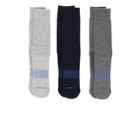 Copper Fit 3 Pack Men Energy Dress Cushioned Crew Socks