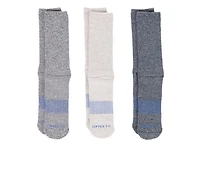 Copper Fit 3 Pack Men Energy Dress Cushioned Crew Socks
