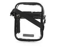 Madden Girl Clear Vinyl Dome Crossbody Handbag