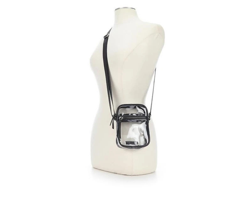 Madden Girl Clear Vinyl Dome Crossbody Handbag