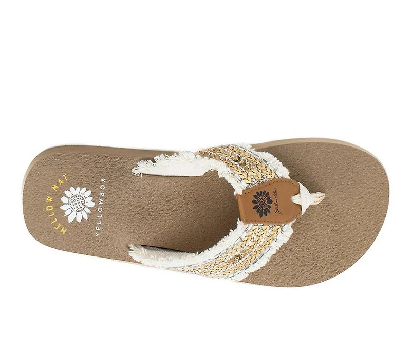 Women's Yellow Box Noreen Flip-Flops