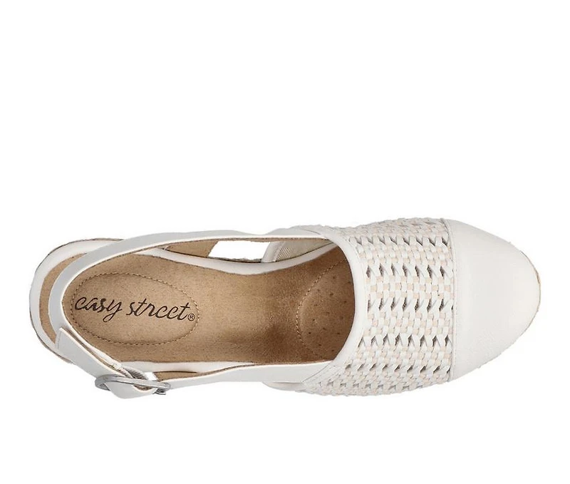 Women's Easy Street Taffy Espadrille Wedges