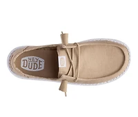 Women's HEYDUDE Wendy Stretch Canvas Casual Shoes