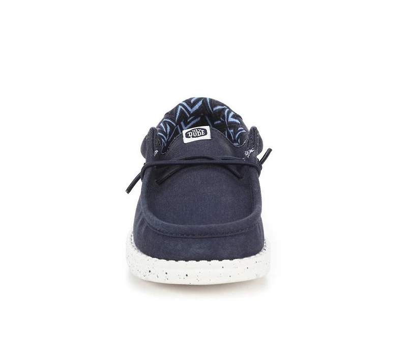 Boys' HEYDUDE Little Kid & Big Stretch Canvas Casual Shoes