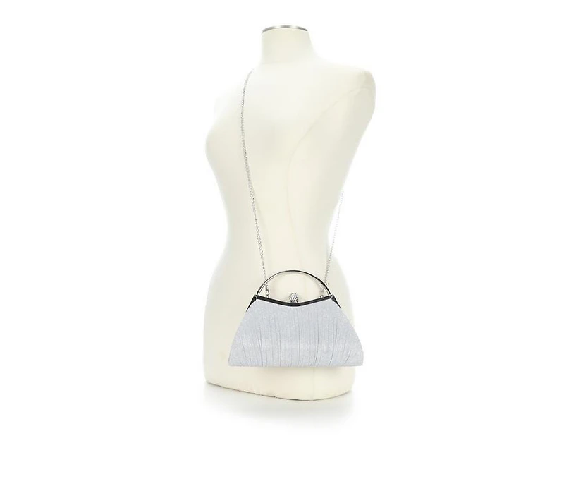 Vanessa Small Pleated Clutch with 2 straps