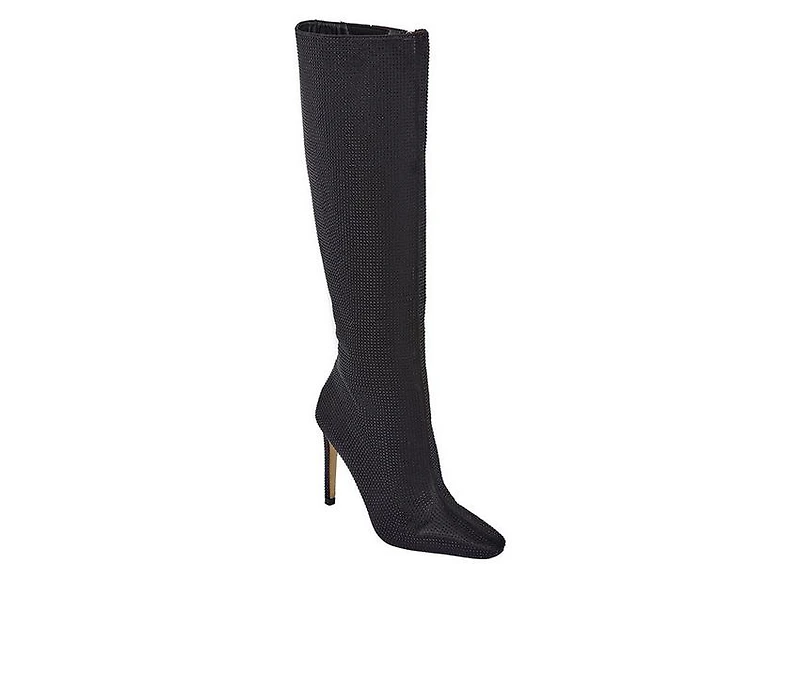 Women's Lady Couture Diamond Knee High Stiletto Boots