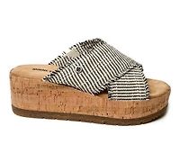 Women's Minnetonka Posey Crossband Wedge Sandals