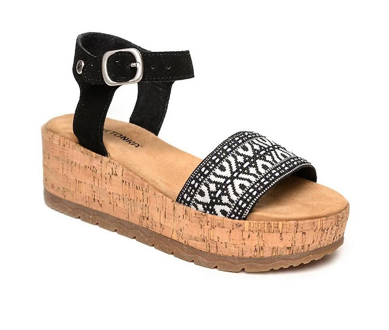 Women's Minnetonka Patrice Wedge Platform Sandals