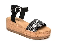 Women's Minnetonka Patrice Wedge Platform Sandals