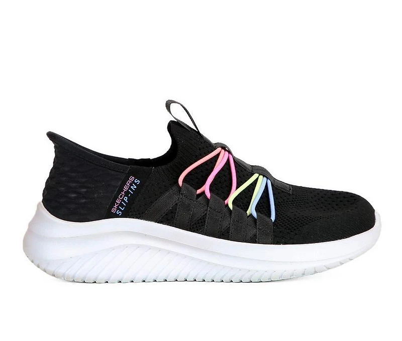 Girls' Skechers Little Kid & Big Ultra Flex 3.0 Bungee Fun Sneakers