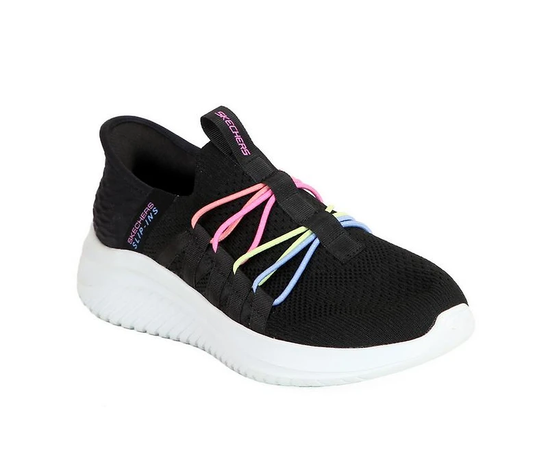 Girls' Skechers Little Kid & Big Ultra Flex 3.0 Bungee Fun Sneakers