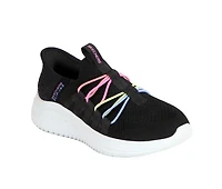 Girls' Skechers Little Kid & Big Ultra Flex 3.0 Bungee Fun Sneakers
