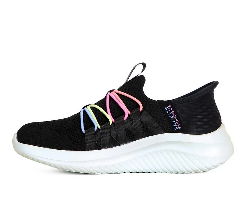 Girls' Skechers Little Kid & Big Ultra Flex 3.0 Bungee Fun Sneakers