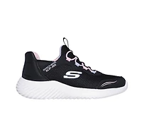 Girls' Skechers Girls Bounder Simple Cute Slip-Ins Running Shoes