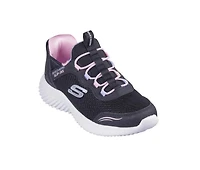 Girls' Skechers Girls Bounder Simple Cute Slip-Ins Running Shoes