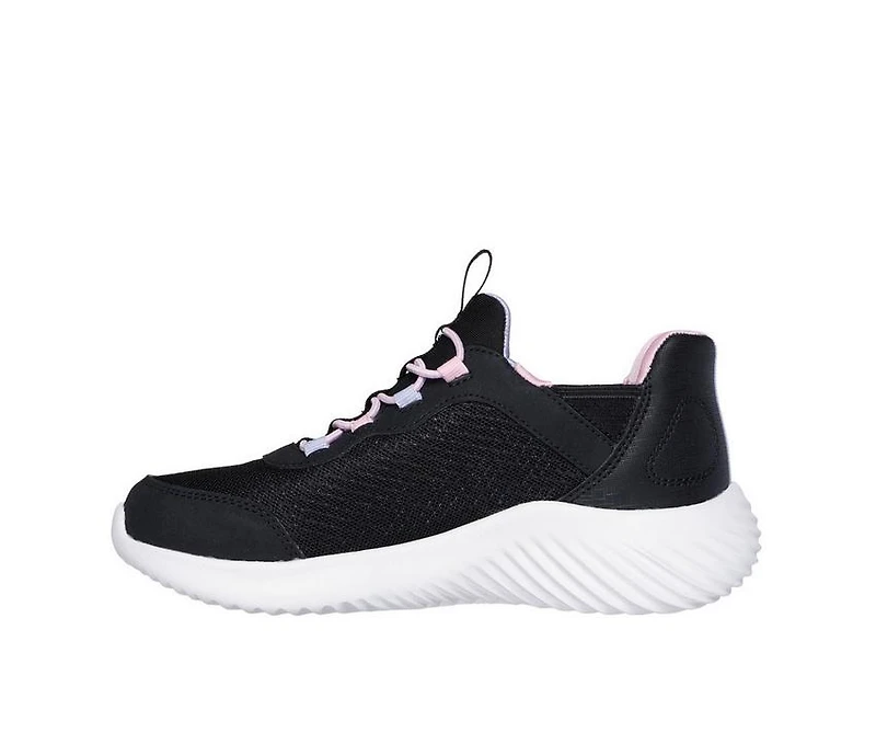 Girls' Skechers Girls Bounder Simple Cute Slip-Ins Running Shoes