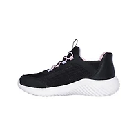 Girls' Skechers Girls Bounder Simple Cute Slip-Ins Running Shoes