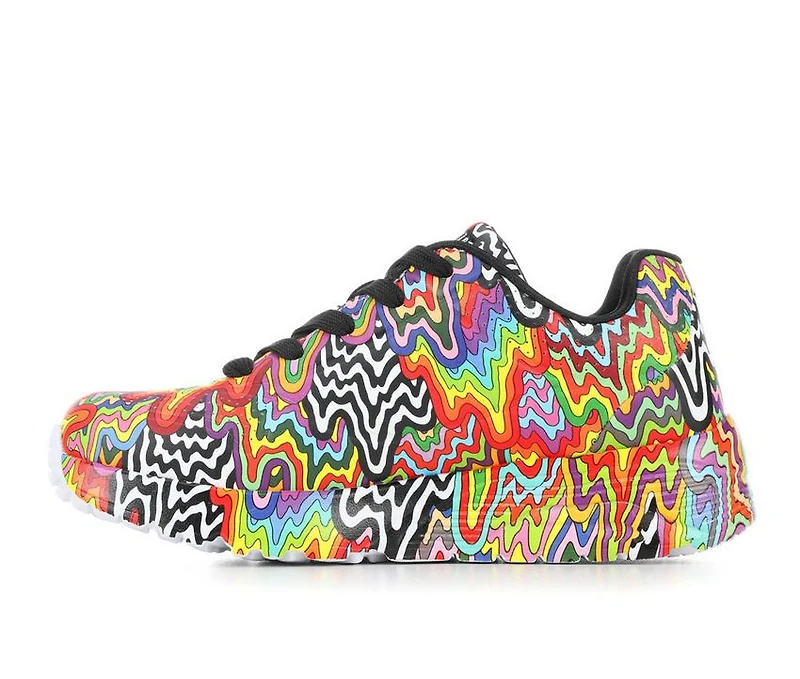 Girls' Skechers Street Little Kid & Big Uno Lite Jen Stark Print Sneakers