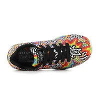 Girls' Skechers Street Little Kid & Big Uno Lite Jen Stark Print Sneakers