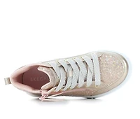 Girls' Skechers Street Little Kid & Big Shoutout Glitter Queen Sneakers