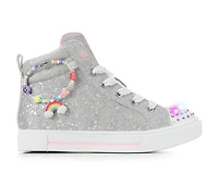 Girls' Skechers Little Kid Twinkle Sparks Charm Bestie Light-Up Shoes