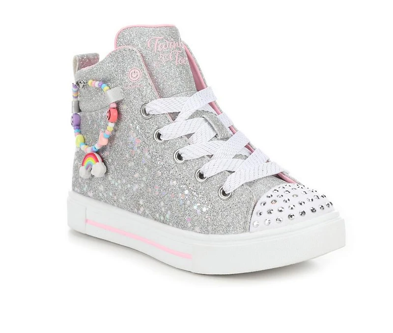 Girls' Skechers Little Kid Twinkle Sparks Charm Bestie Light-Up Shoes