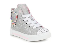 Girls' Skechers Little Kid Twinkle Sparks Charm Bestie Light-Up Shoes