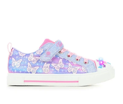 Girls' Skechers Little Kid Twinkle Sparks Butterfly Light-Up Sneakers