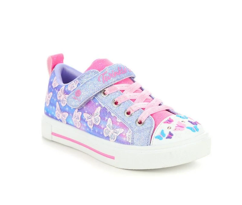 Girls' Skechers Little Kid Twinkle Sparks Butterfly Light-Up Sneakers
