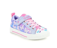 Girls' Skechers Little Kid Twinkle Sparks Butterfly Light-Up Sneakers