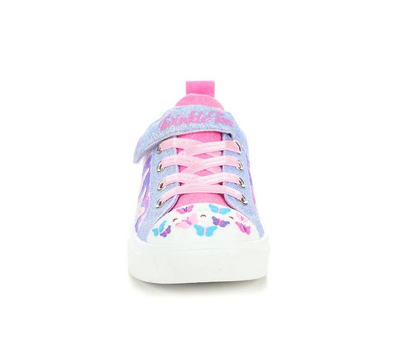 Girls' Skechers Little Kid Twinkle Sparks Butterfly Light-Up Sneakers