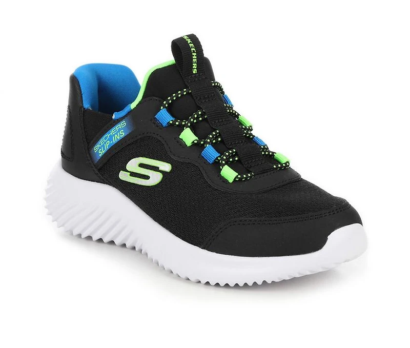 Boys' Skechers Boys Bounder Brisk Burst Slip-Ins Running Shoes
