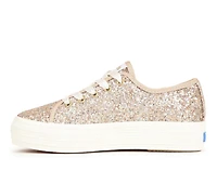 Girls' Keds Little Kid & Big Triple Up Glitter Celebrations Platform Sneakers