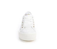 Girls' Keds Little Kid & Big Triple Up Glitter Celebrations Platform Sneakers