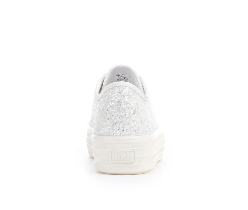 Girls' Keds Little Kid & Big Triple Up Glitter Celebrations Platform Sneakers