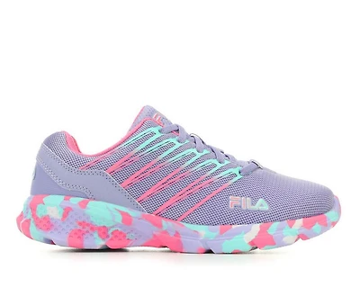 Girls' Fila Little Kid & Big Wanderun 2 Mashup Bungee Running Shoes