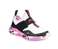 Girls' Fila Little Kid & Big Landbuzzer Camo Running Shoes