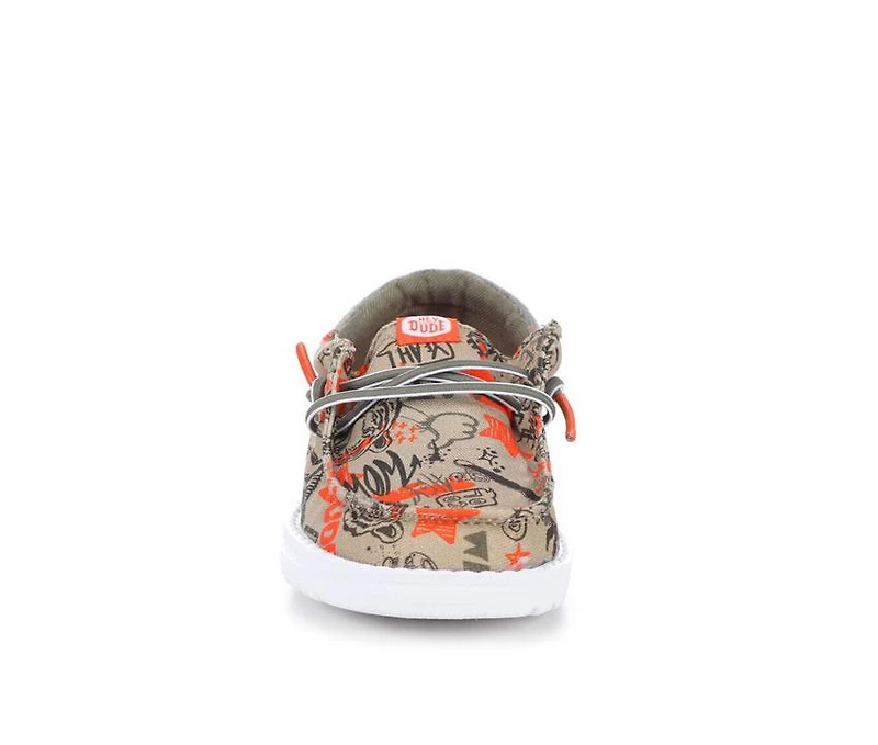 Boys' HEYDUDE Toddler 5-10 Wally Funk Graffiti Casual Shoe