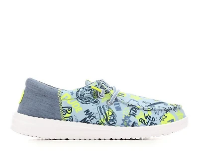 Boys' HEYDUDE Little Kid & Big Wally Funk Graffiti Casual Shoes