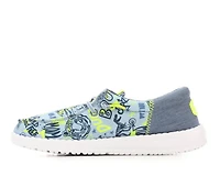 Boys' HEYDUDE Little Kid & Big Wally Funk Graffiti Casual Shoes
