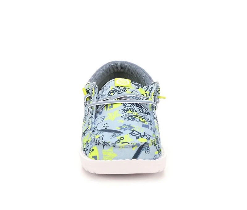 Boys' HEYDUDE Little Kid & Big Wally Funk Graffiti Casual Shoes