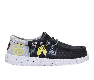 Boys' HEYDUDE Little Kid & Big Wally Funk Graffiti Casual Shoes