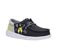 Boys' HEYDUDE Little Kid & Big Wally Funk Graffiti Casual Shoes