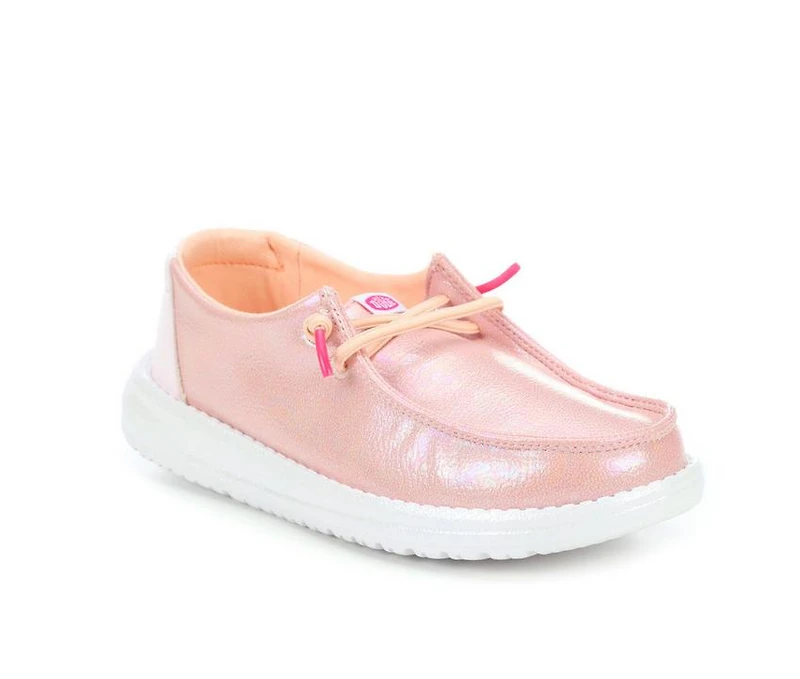 Girls' HEYDUDE Little Kid & Big Wendy Iridescent Sparkle Casual Shoes
